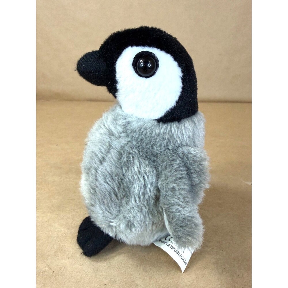 Wild Republic Cuddlekins Baby Emperor Penguin Stuffed Animal 6-8" Plush Toy 2010